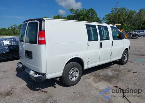 2019 Chevrolet Express 2500 Work Van from USA, damaged, VIN 1GCWGAFP7K1365031